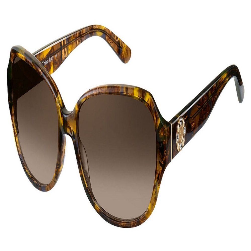Juicy Couture Square Women Brown Acetate Frame